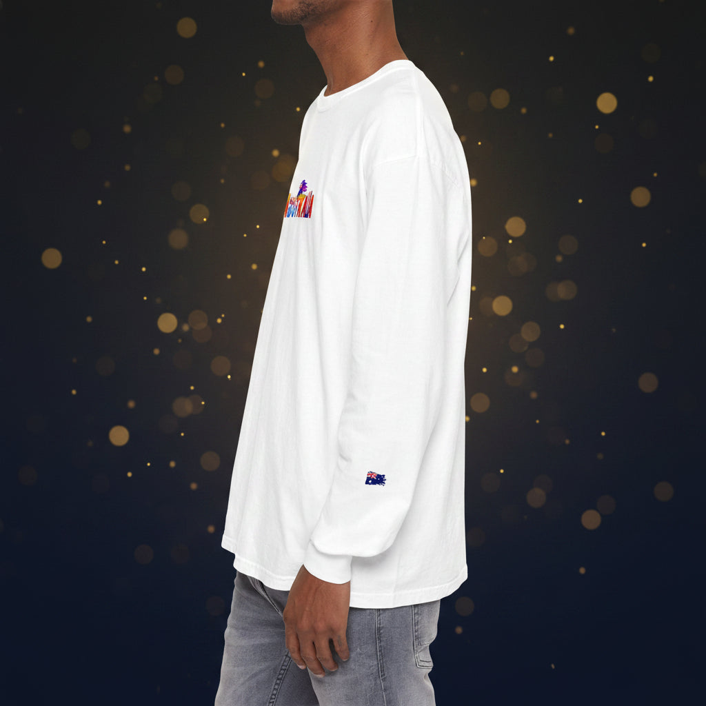 Australia Flag Long Sleeve Tee - Peace