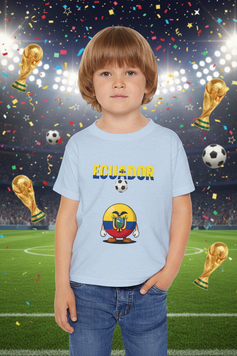 Ecuador Soccer Toddler T‑Shirt