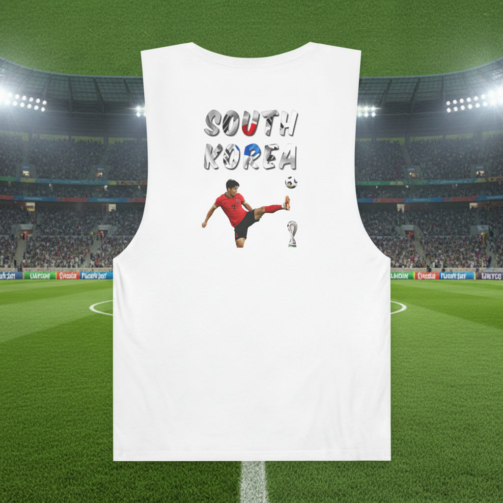 South Korea Soccer Tank Top 100%  Cotton