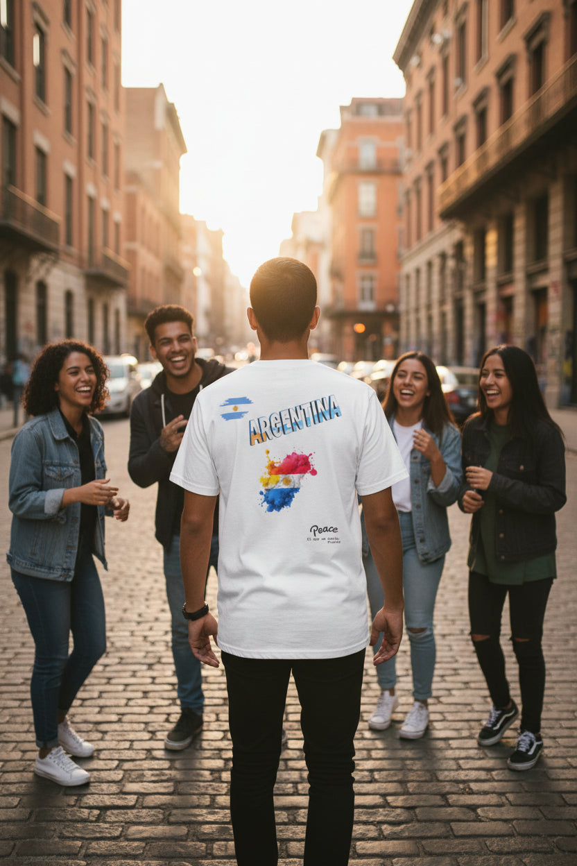 Argentina Paint-Splash T-Shirt