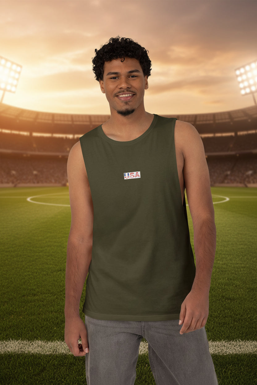 USA World Cup 2026 Soccer Tank Top 100% Cotton