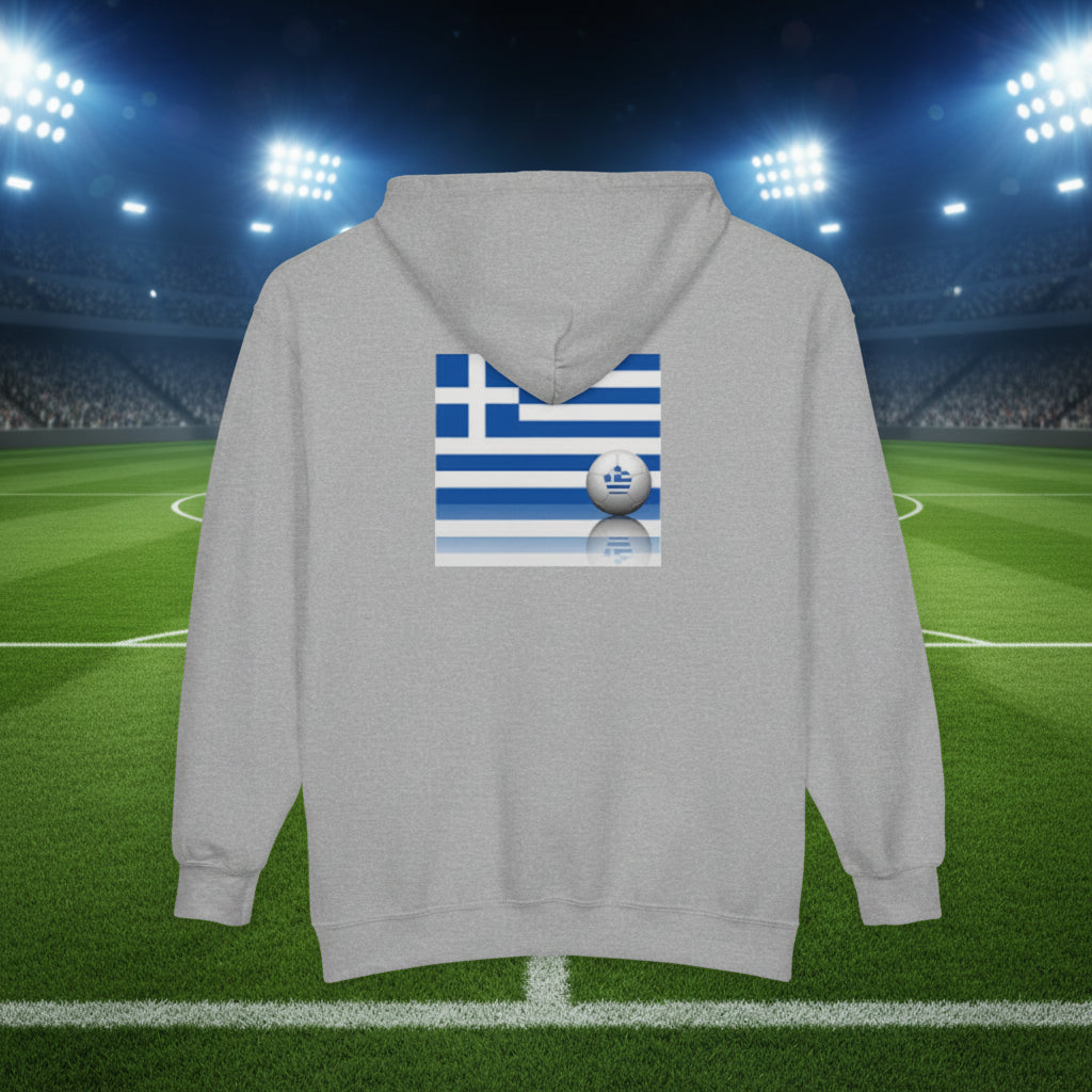 Greece World Cup 2026 Soccer Zip Hoodie