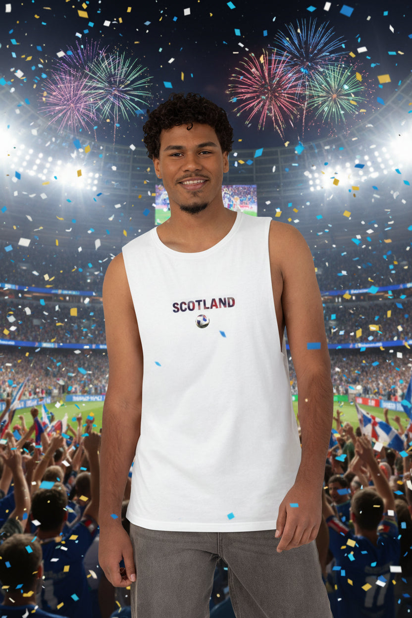 Scotland Soccer Tank Top 100% Cotton