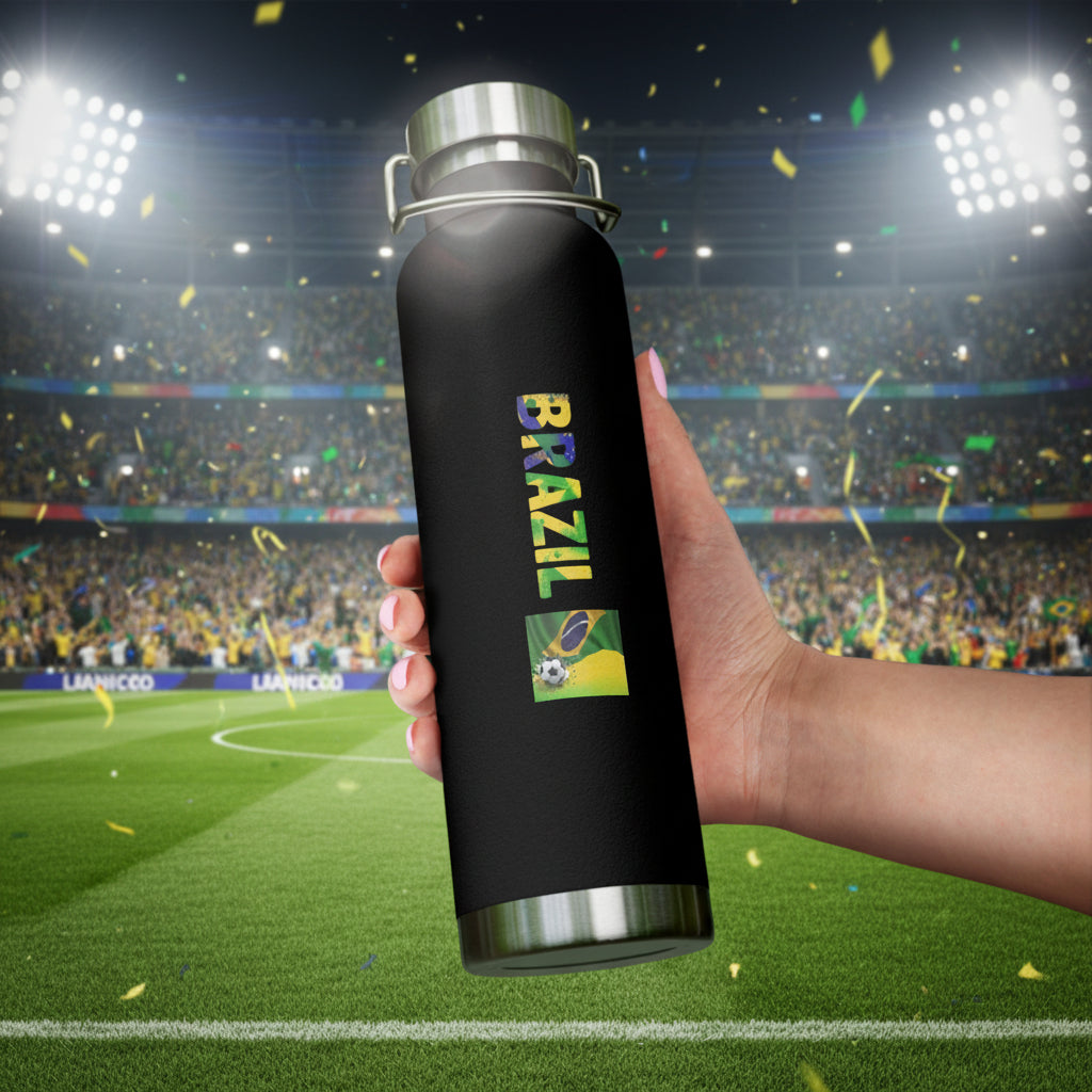 Brazil World Cup 2026 22oz Vacuum Insulated Stainless Water Bottle