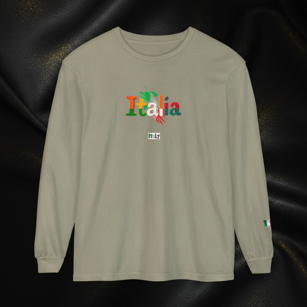 Italia Long Sleeve T-Shirt — Peace Message