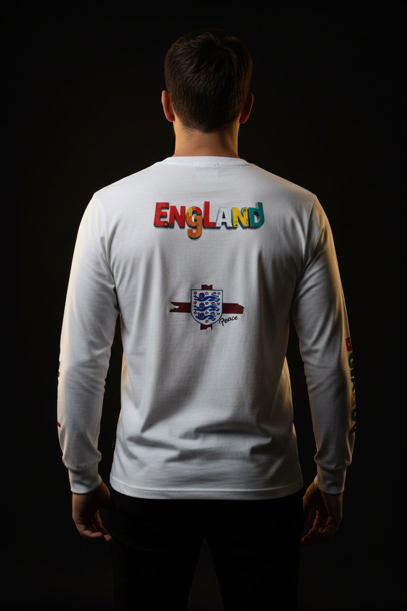 England Color-block Long Sleeve Tee