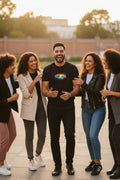 Portugal Watercolor T-Shirt — Rainbow Flag, Peace Portugal Tee