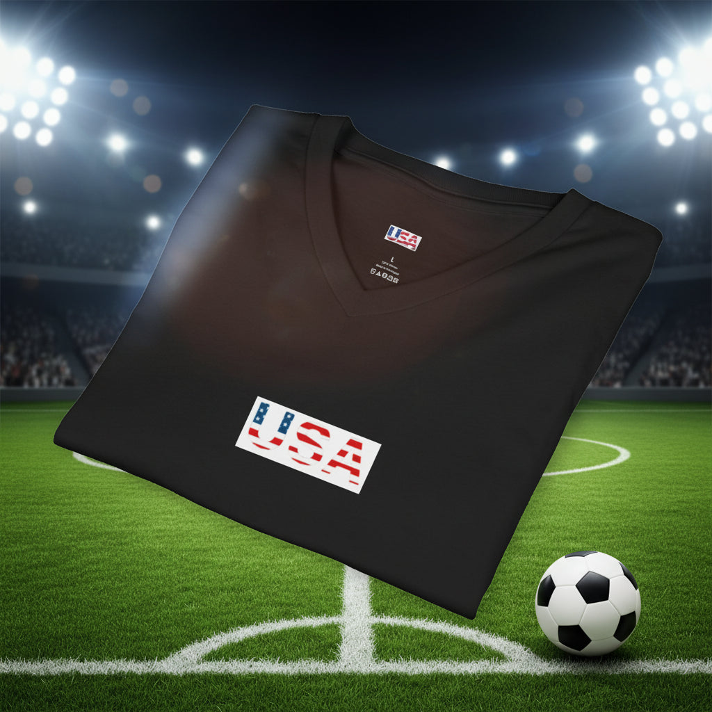 USA Soccer V-Neck Tee