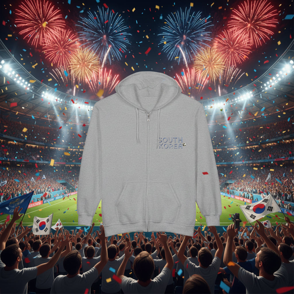 South Korea Soccer Zip Hoodie