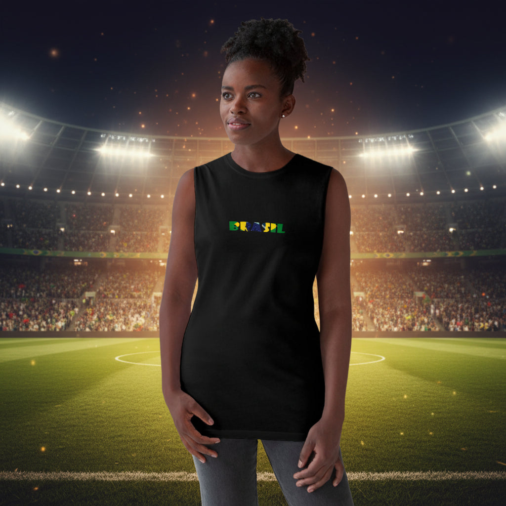 Brazil Flag Tank Top