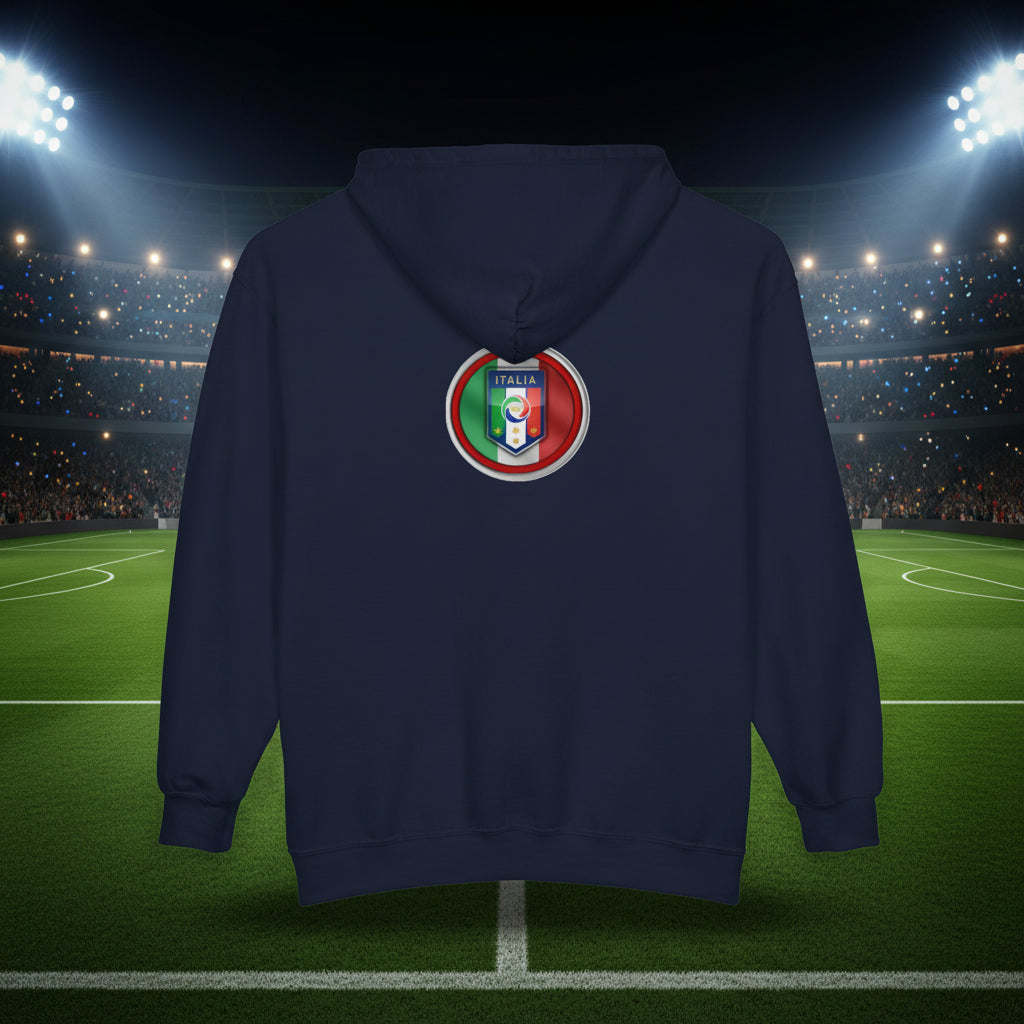 Italy World Cup 2026 Soccer Zip Hoodie