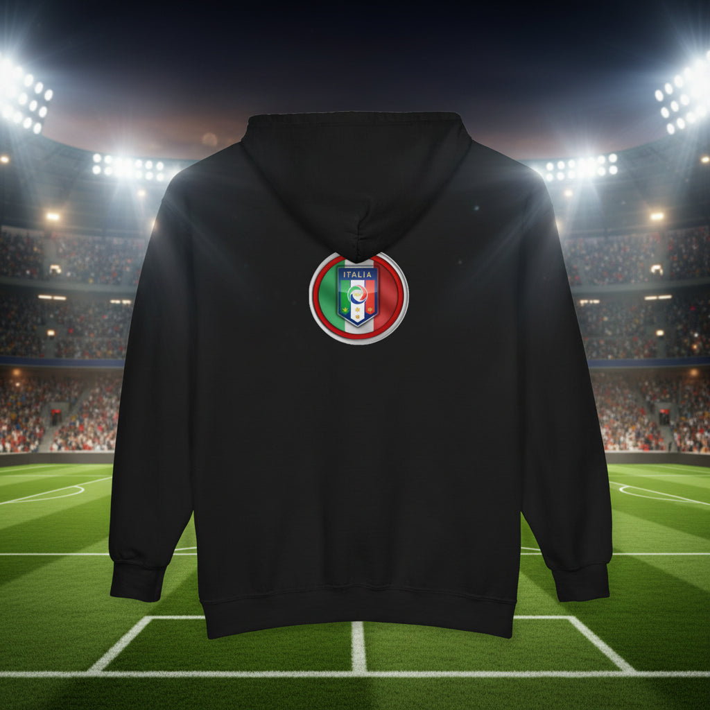 Italy World Cup 2026 Soccer Zip Hoodie