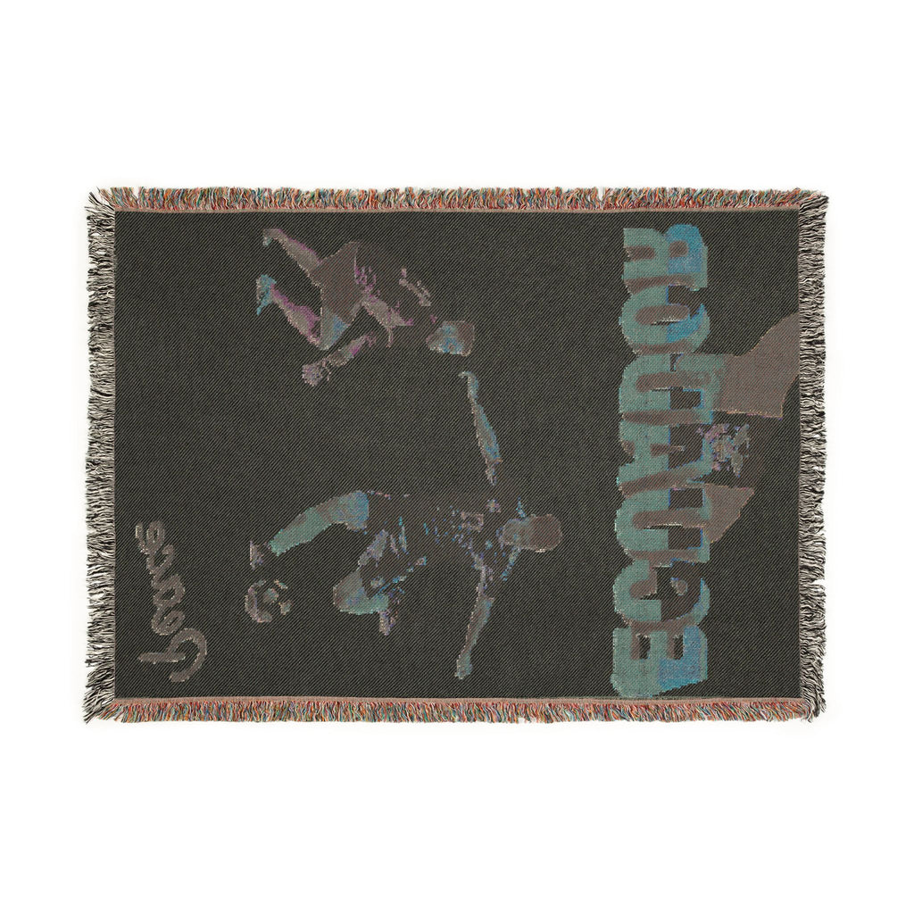 Ecuador Soccer Woven Blanket