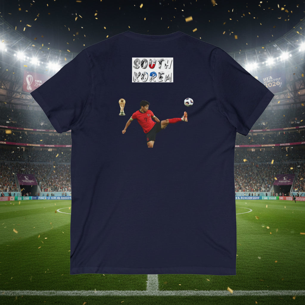South Korea Soccer V-Neck Tee