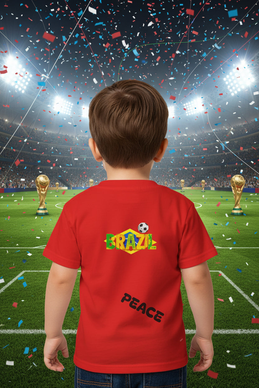 Brazil Soccer Toddler T‑Shirt