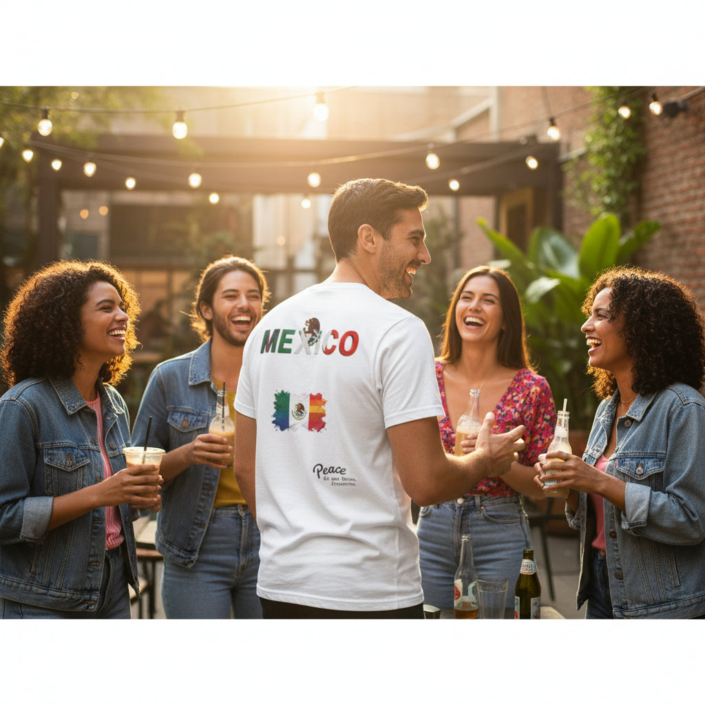 Mexico Flag T-Shirt — Peace