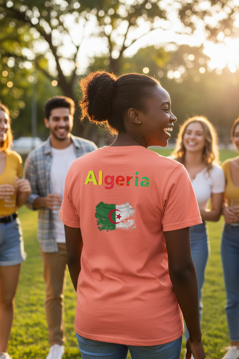 Algeria Flag T‑Shirt - Peace