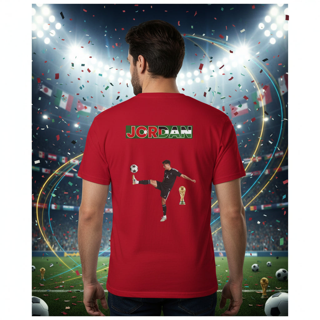 Jordan Soccer T-Shirt 100% Cotton