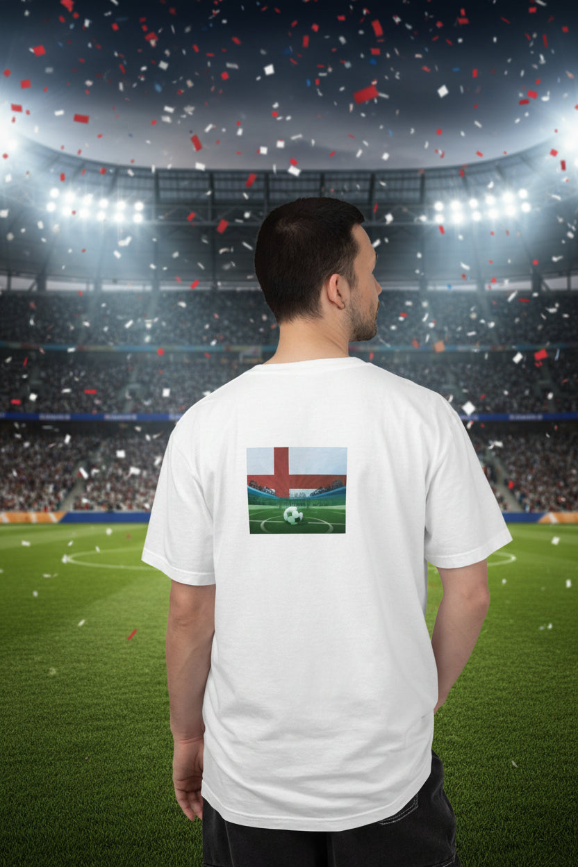 England World Cup 2026 Soccer T-Shirt 100% Cotton