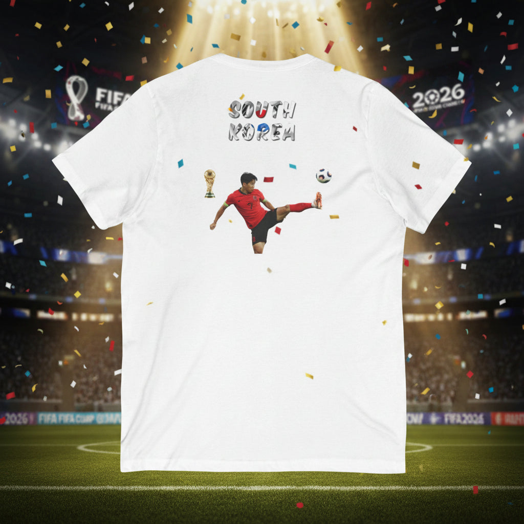 South Korea Soccer V-Neck Tee