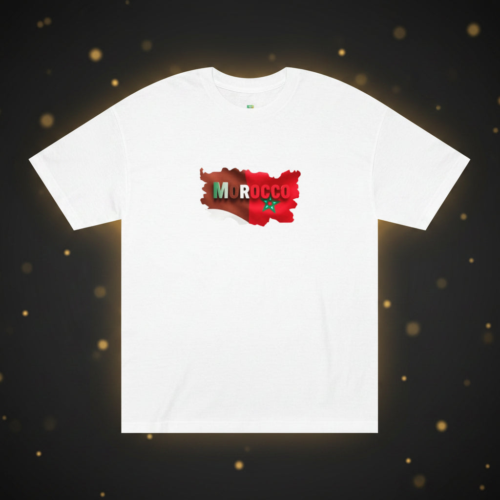 Morocco Flag Tee — Vintage Graphic T-Shirt (Morocco)