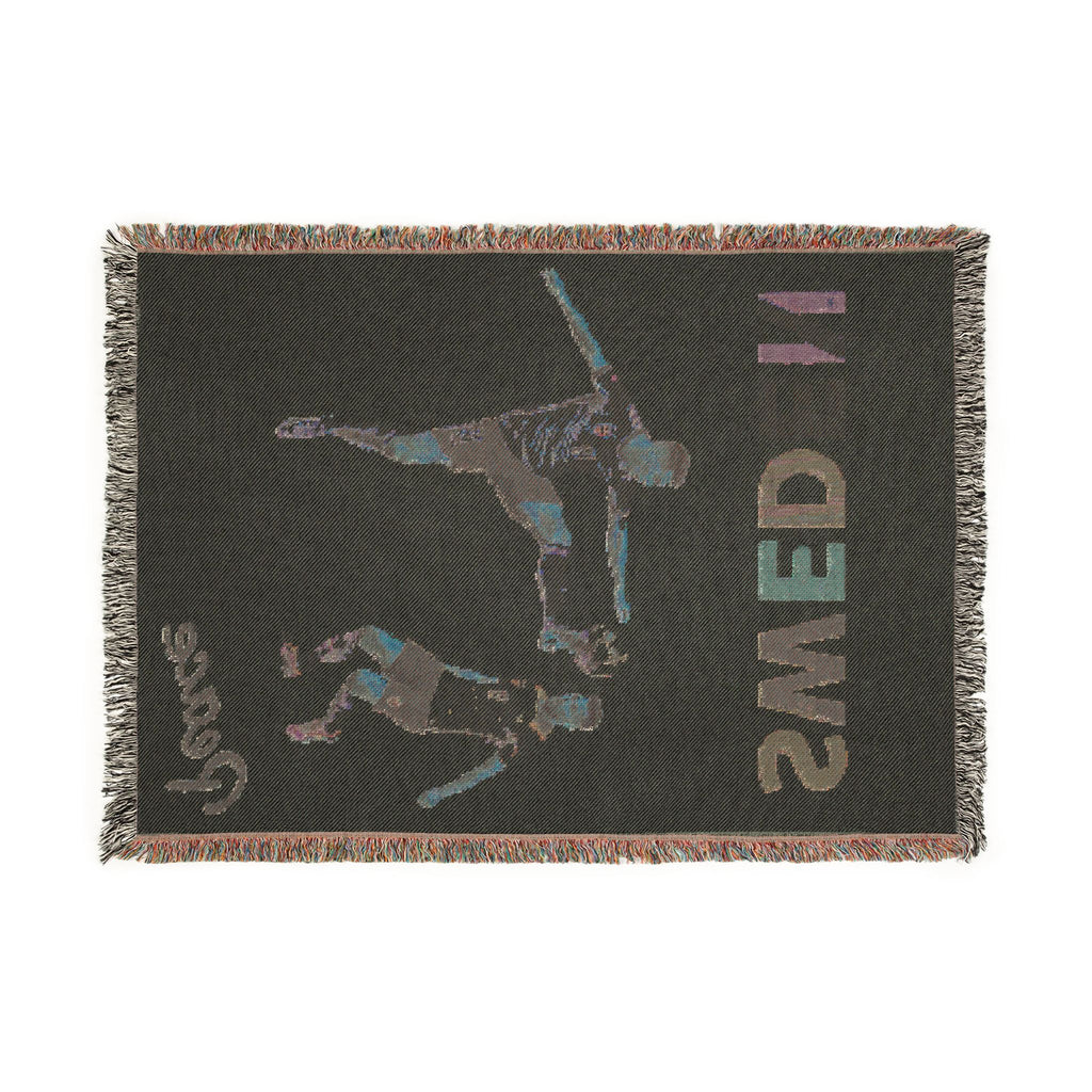 Sweden Soccer Woven Blanket