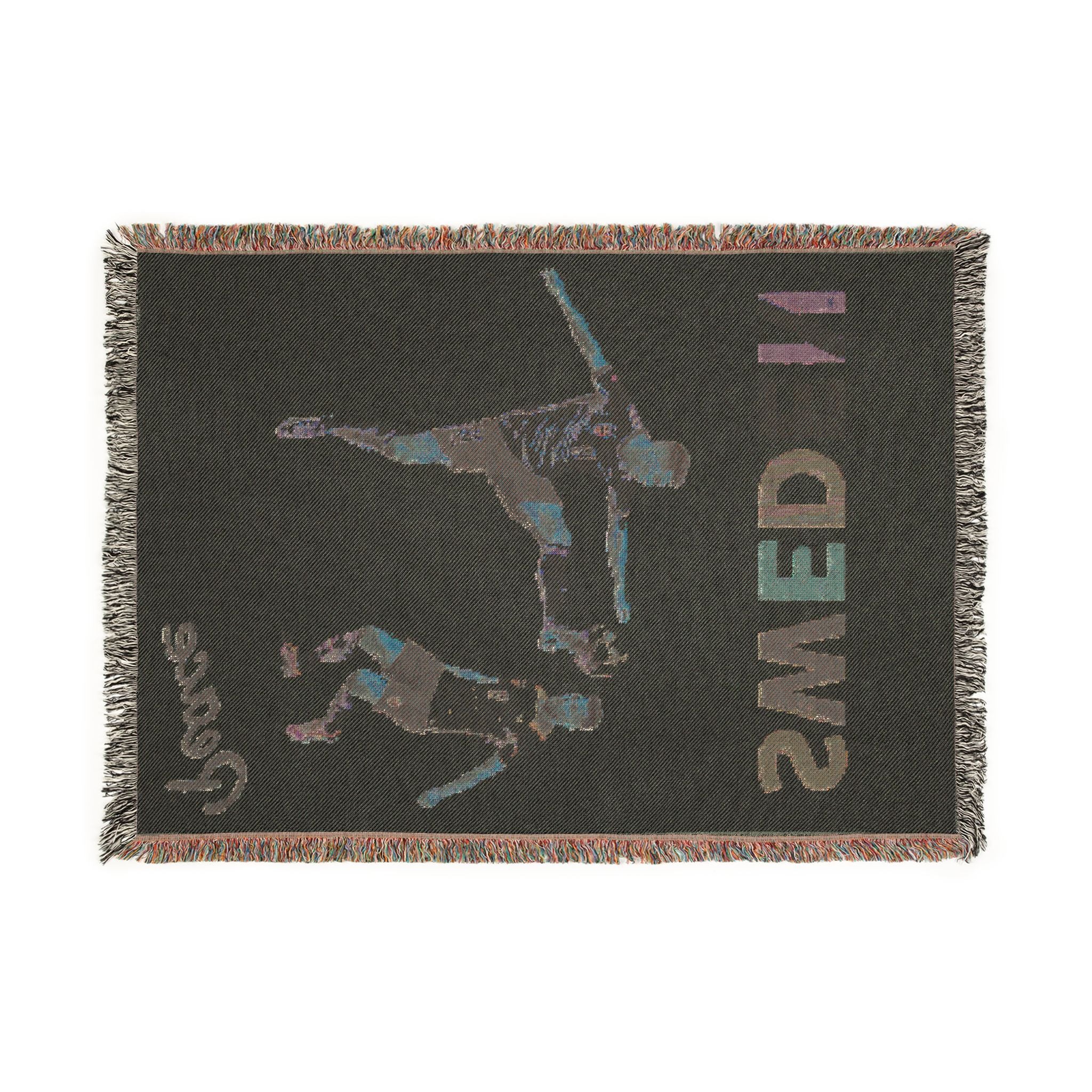 Sweden Soccer Woven Blanket
