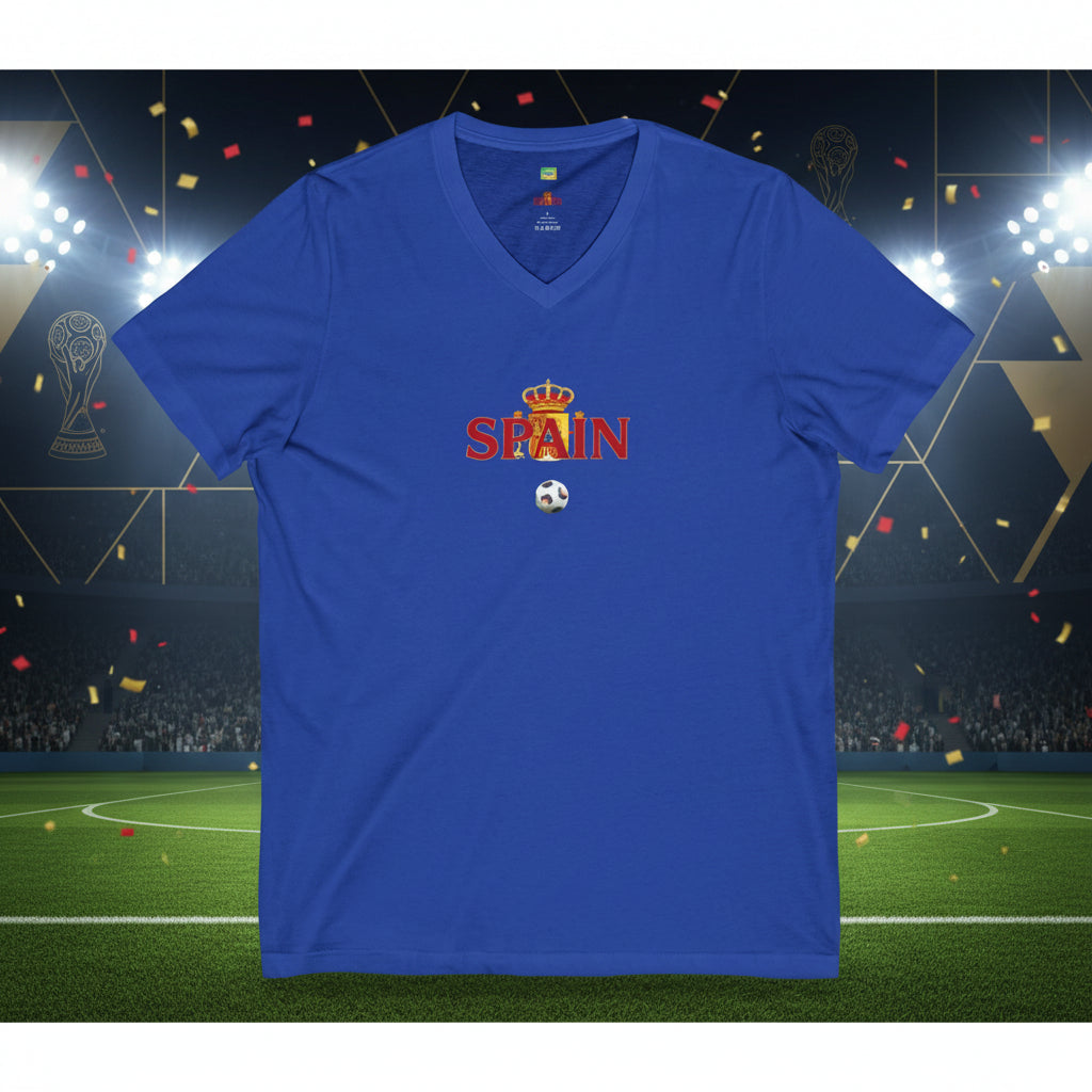 Spain Soccer V-Neck Tee