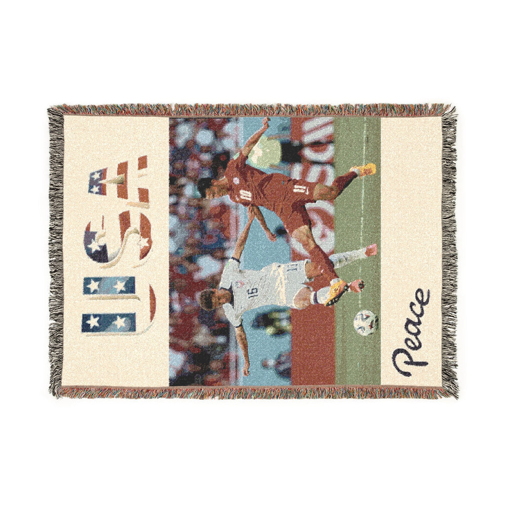 USA Soccer Woven Blanket