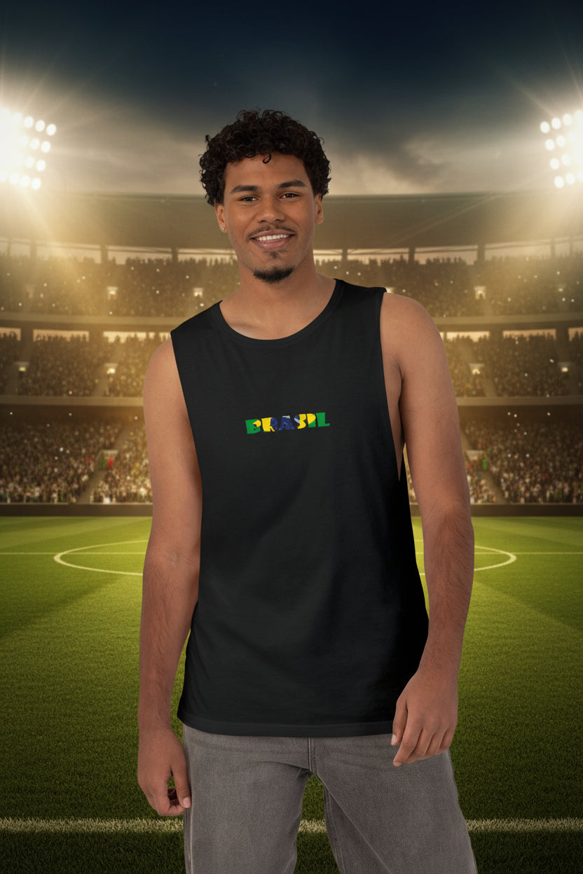 Brazil Flag Tank Top
