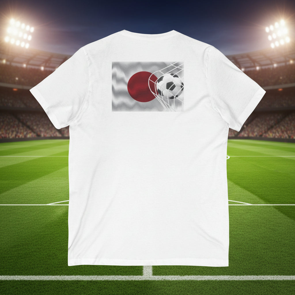Japan World Cup 2026 Soccer V-Neck Tee
