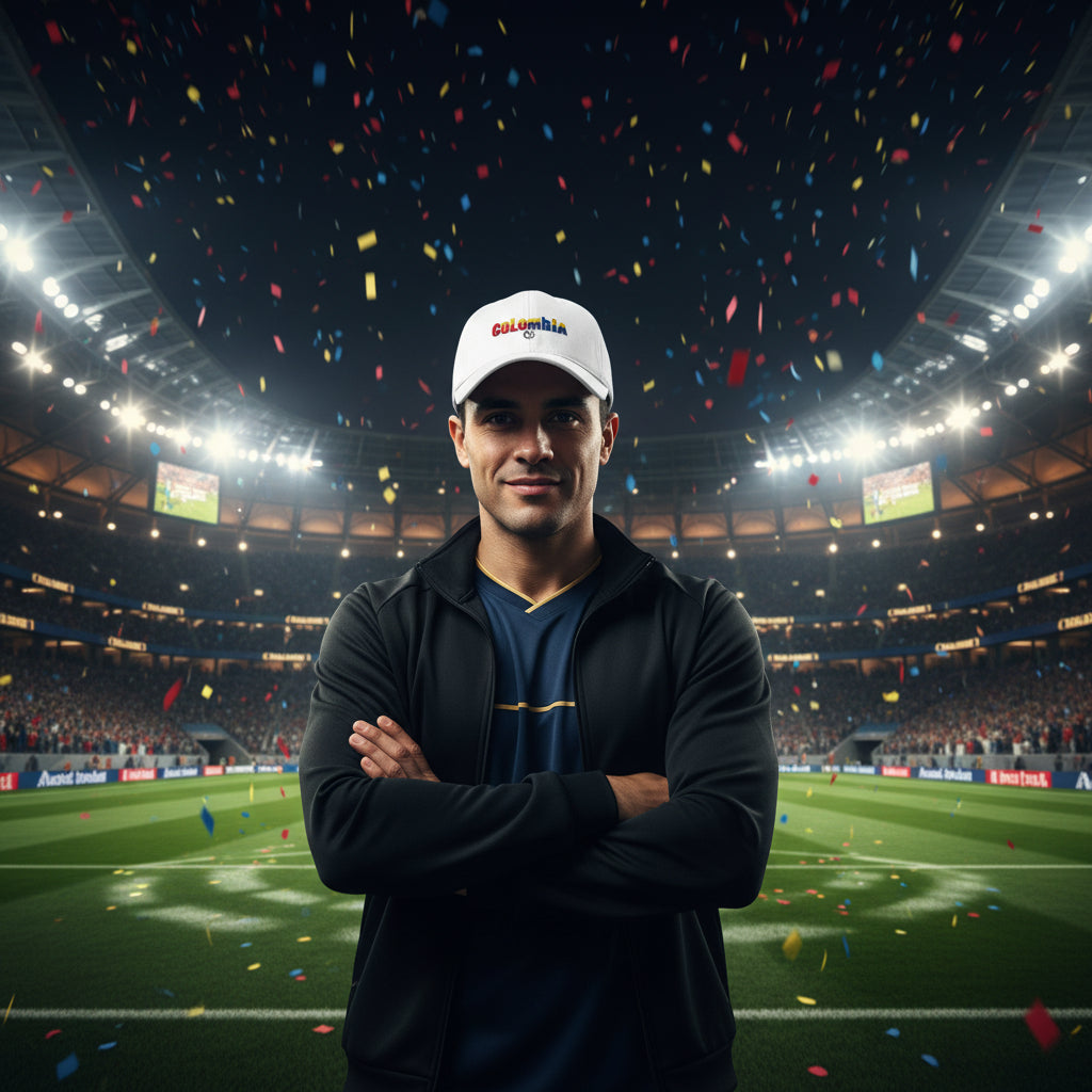 Colombia Baseball Cap — Low Profile Colombia Soccer Hat