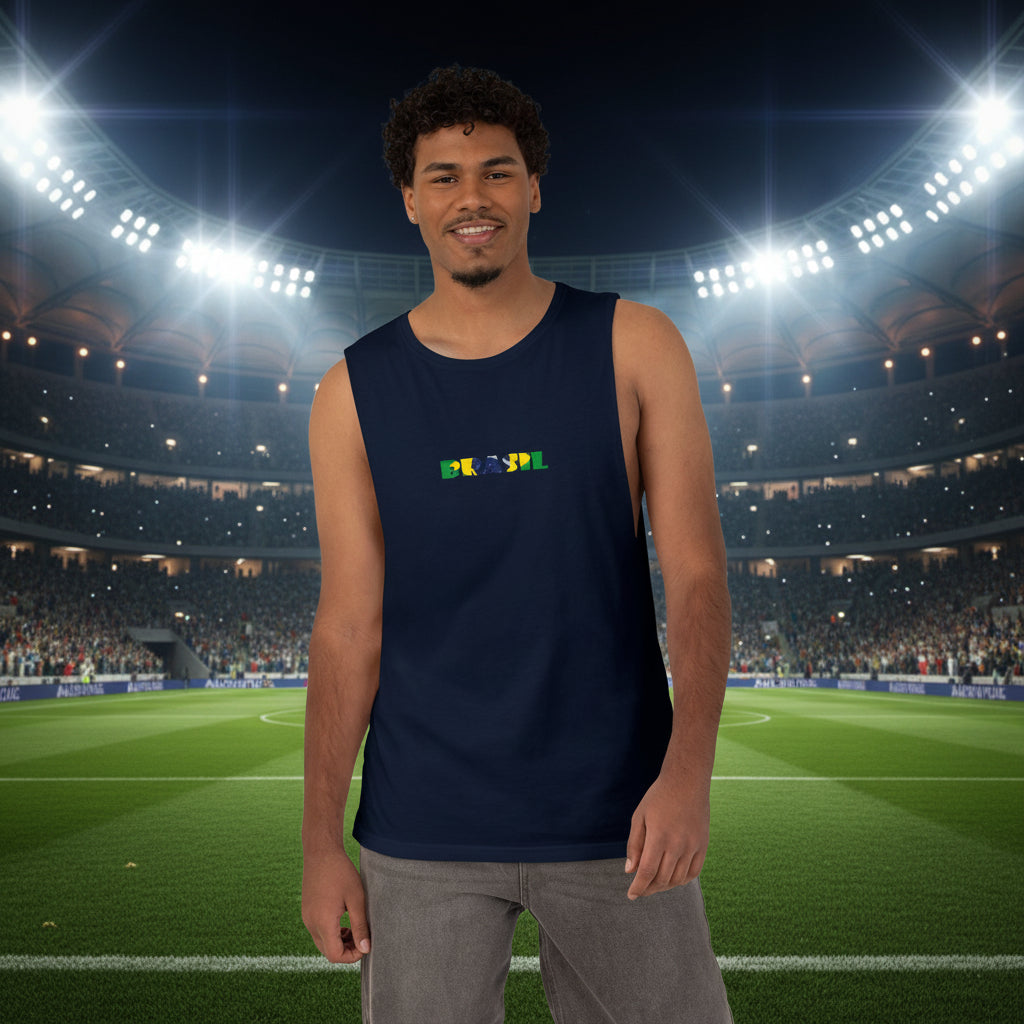 Brazil Flag Tank Top