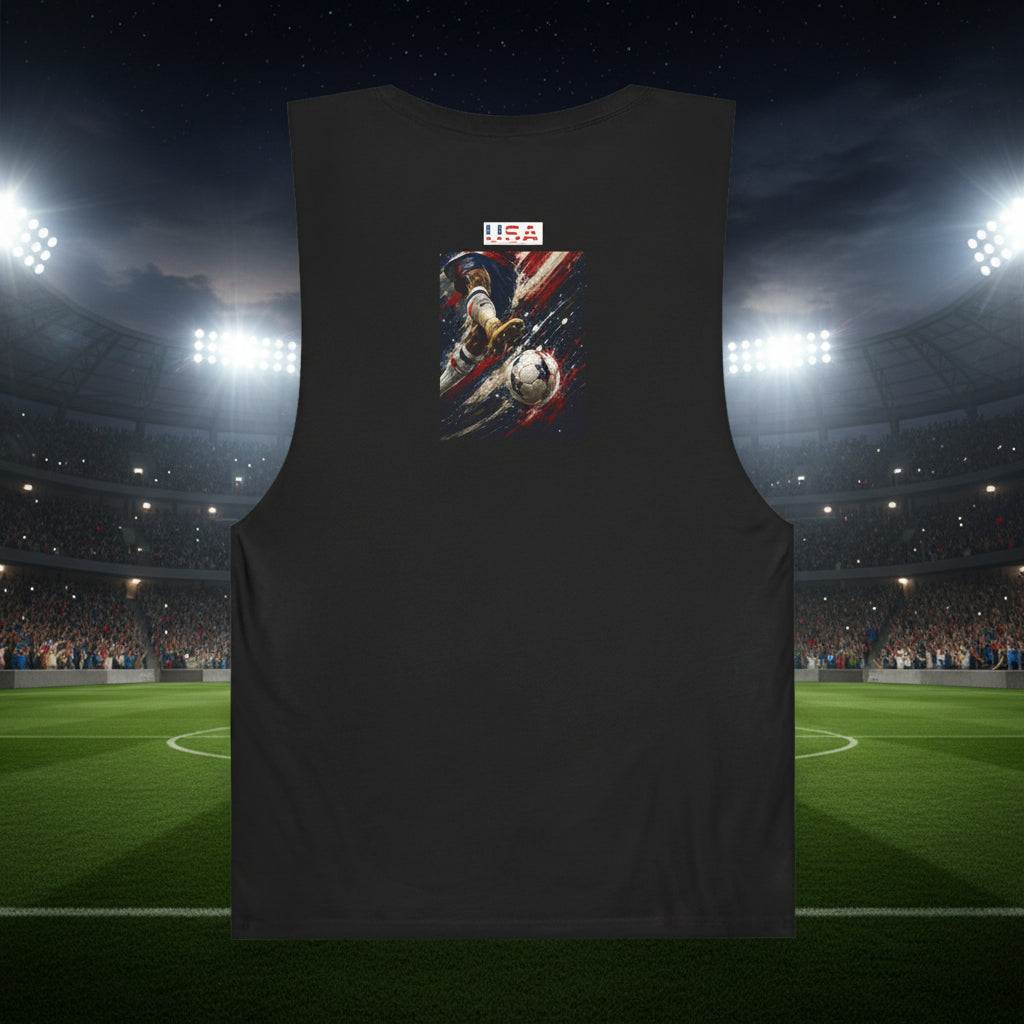USA World Cup 2026 Soccer Tank Top 100% Cotton
