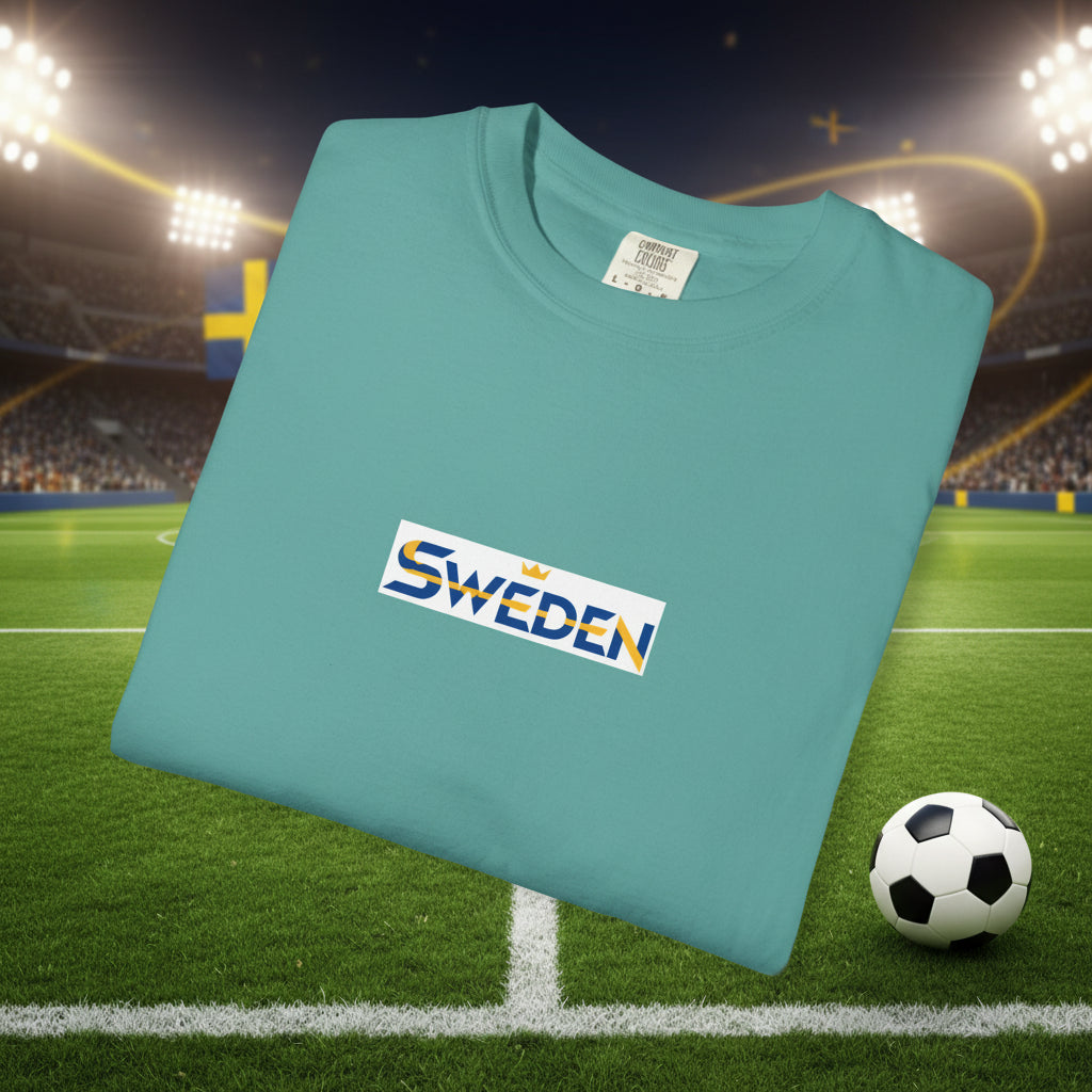 Sweden World Cup 2026 Soccer 100%  Cotton