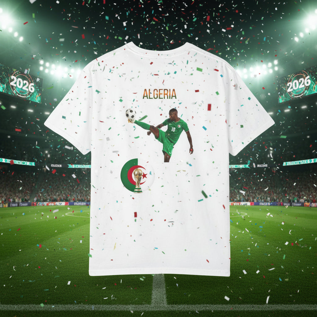 Algeria World Cup 2026 Soccer 100%  Cotton