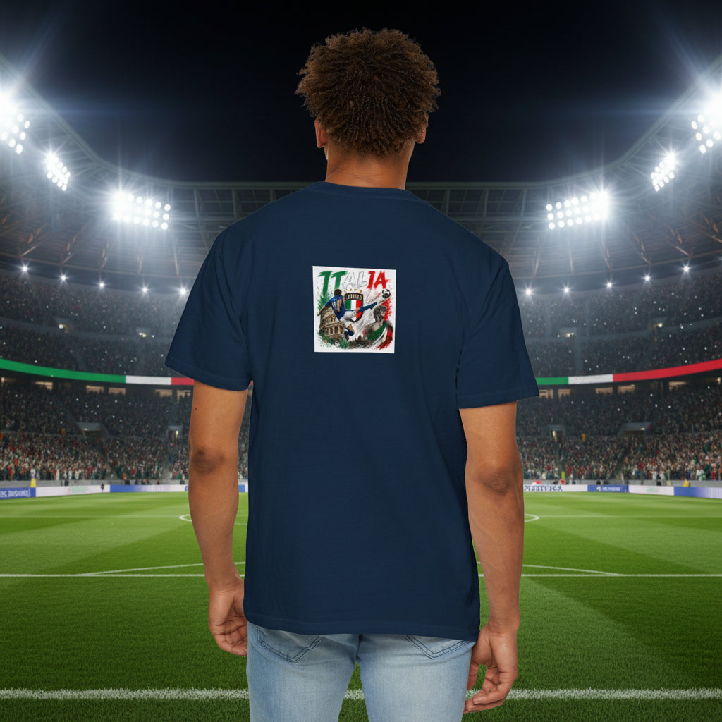 Italy World Cup 2026 Soccer T-Shirt 100% Cotton