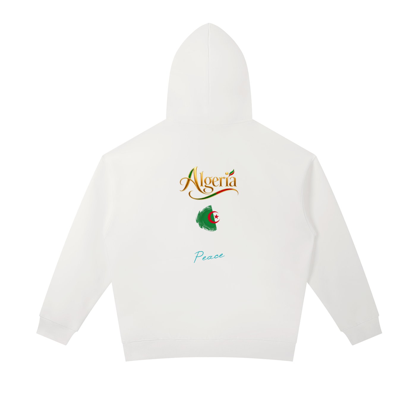Algeria fans - Peace - Essential Heavyweight Hoodie