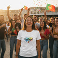 Portugal Watercolor T-Shirt — Colorful Portugal Graphic Tee