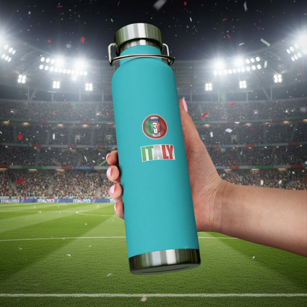Italy World Cup 2026 22oz Vacuum Insulated Stainless Water Bottle