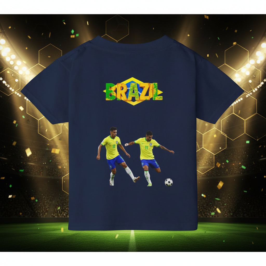 Brazil Soccer Toddler T‑Shirt