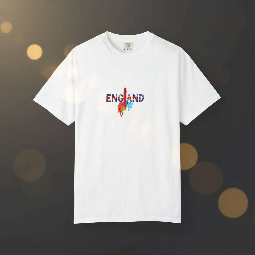 England Flag T-Shirt — Peace message