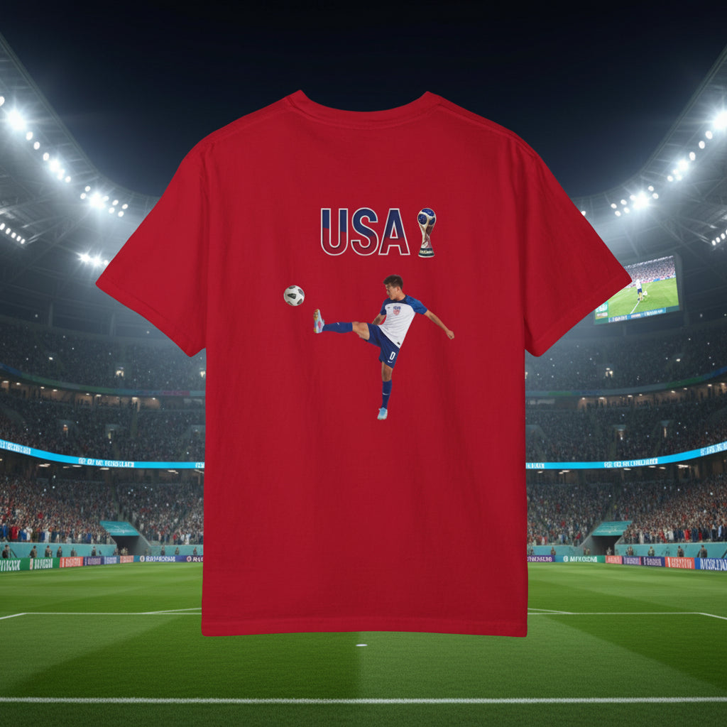 U.S.A Soccer 100%  Cotton
