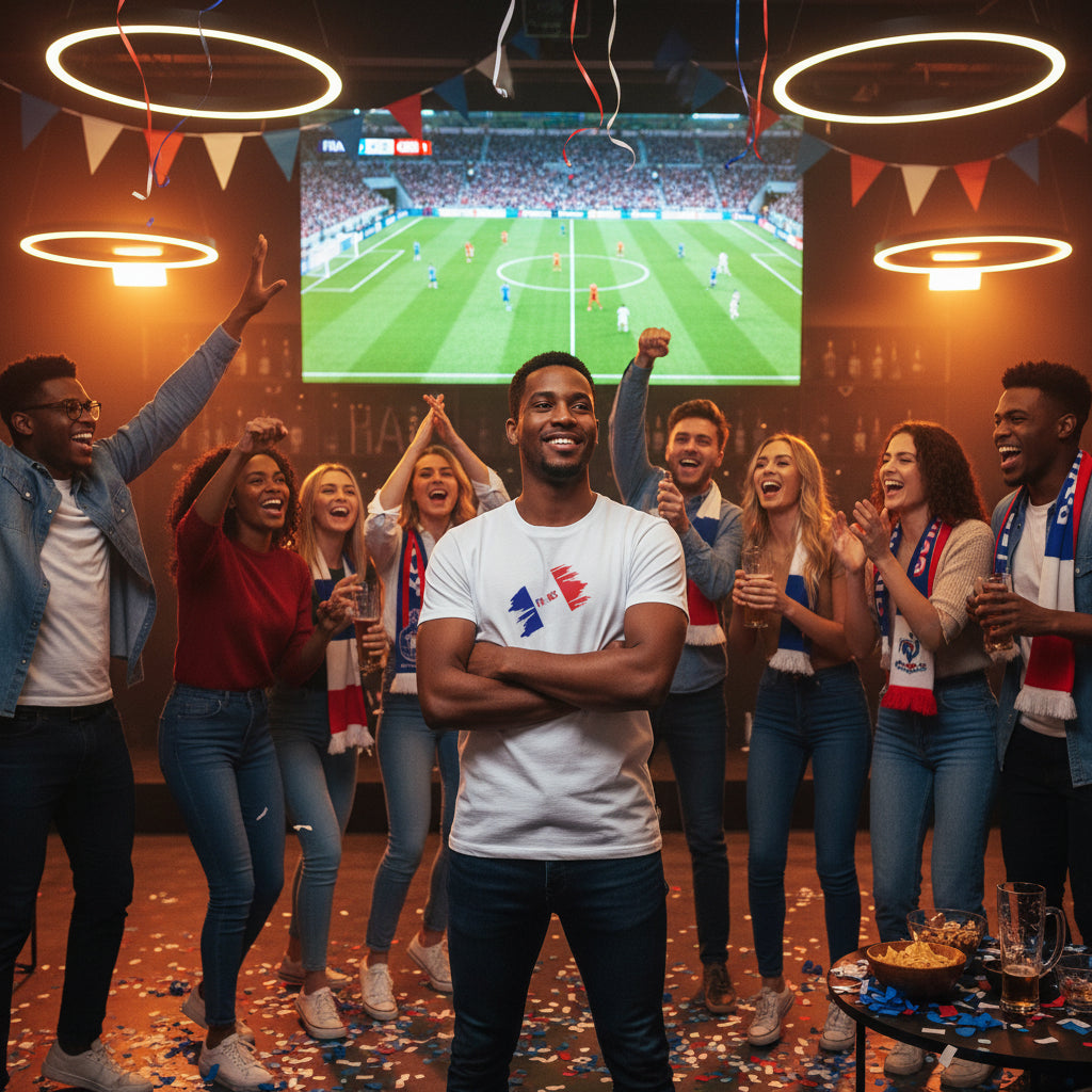 France Flag Heart T-Shirt