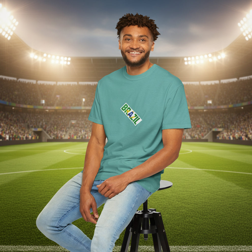 Brazil Soccer T-Shirt 100% Cotton