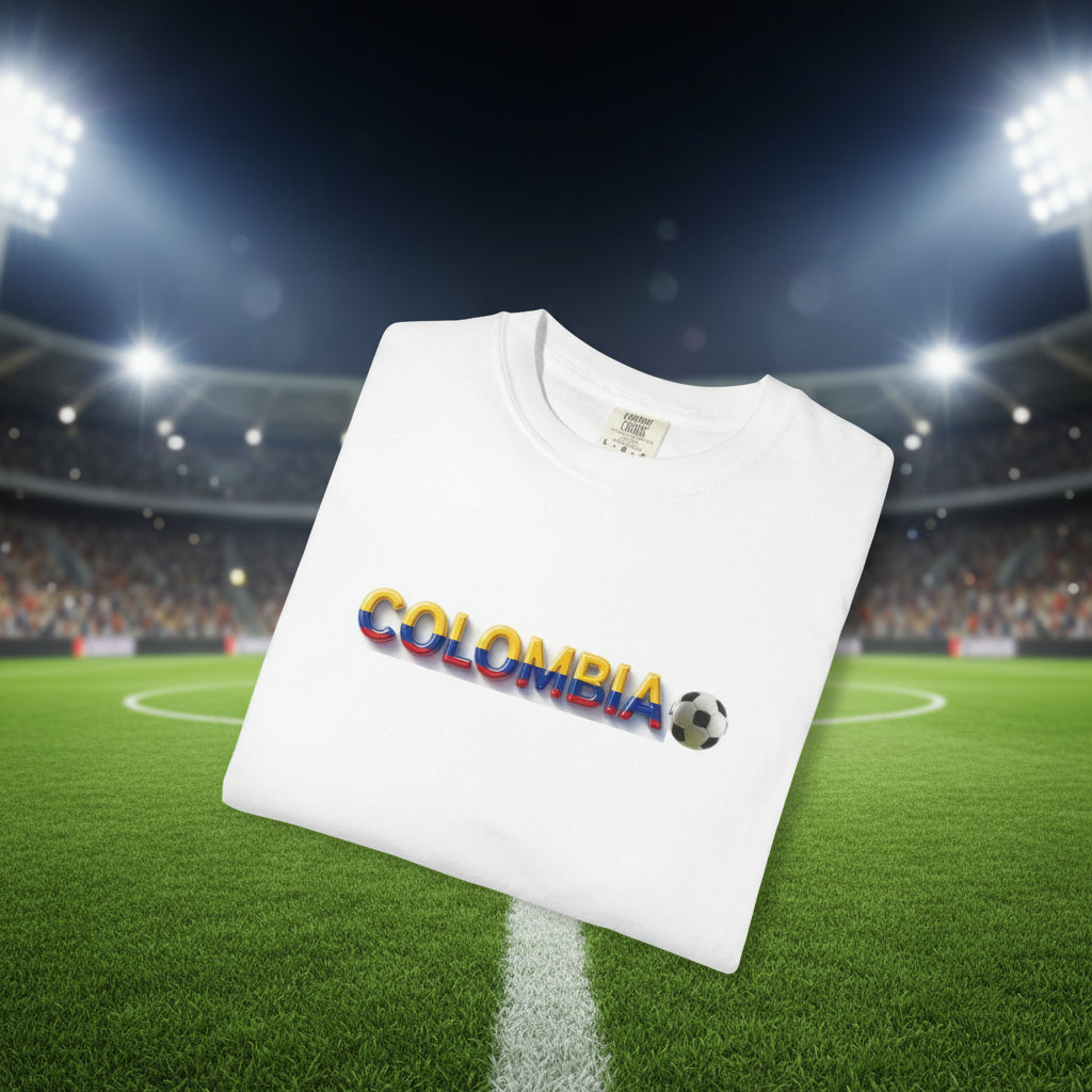 Colombia World Cup 2026 Soccer 100%  Cotton