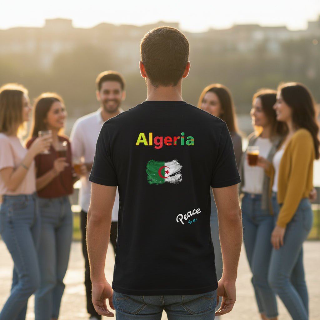 Algeria Flag T‑Shirt - Peace