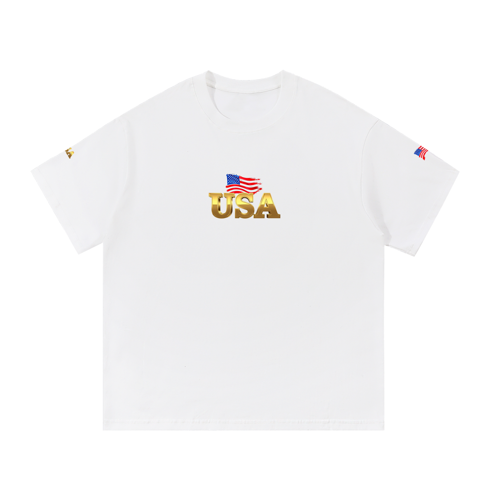 USA fans - Peace- Essential Cotton T-Shirt