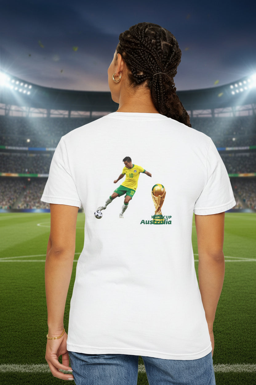 Australia World Cup 2026 Soccer 100%  Cotton
