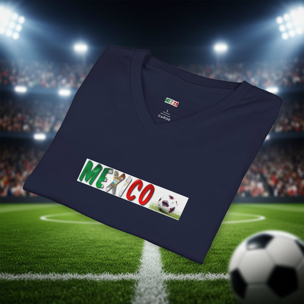 Mexico Soccer V-Neck Tee
